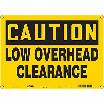 Safety Sign 10 inx14 in Vinyl