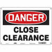 Safety Sign 10 inx14 in Aluminum