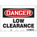 Safety Sign 7 in x 10 in Aluminum