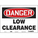 Safety Sign 10 inx14 in Vinyl