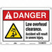 Safety Sign 10 in x 14 in Aluminum