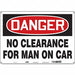 Safety Sign 14 inx20 in Polyethylene
