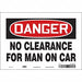 Safety Sign 7 in x 10 in Vinyl