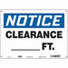 Safety Sign 10 inx14 in Aluminum