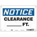 Safety Sign 7 in x 10 in Polyethylene