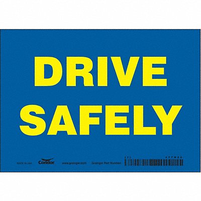 K1451 Safety Sign 5 inx7 in Vinyl
