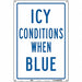 Safety Sign 18 inx12 in Aluminum