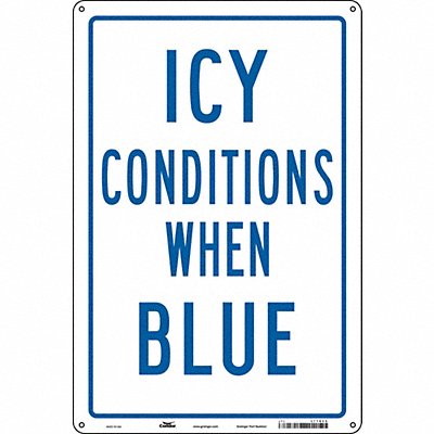 Safety Sign 18 inx12 in Polyethylene