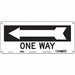 K1472 Safety Sign 6 1/2in x 14in Polyethylene