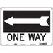 Safety Sign 10 in x 14 in Aluminum