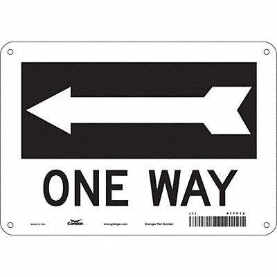 Safety Sign 7 in x 10 in Polyethylene