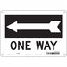 Safety Sign 7 in x 10 in Polyethylene