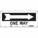 K1476 Safety Sign 6 1/2 in x 14 in Aluminum