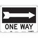 Safety Sign 10 in x 14 in Polyethylene