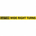 Traffic Sign 2 in x 24 in Aluminum