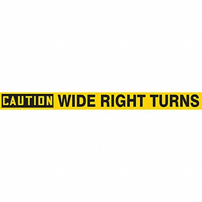 Safety Sign 2 inx24 in Polyethylene