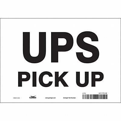 Safety Sign 7 inx10 in Vinyl