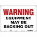 K1536 Safety Sign 10 in x 14 in Aluminum