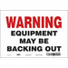 K1536 Safety Sign 7 in x 10 in Vinyl