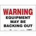 K1536 Safety Sign 10 in x 14 in Vinyl
