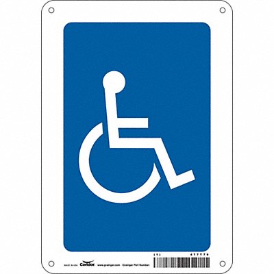 Safety Sign 10 inx7 in Polyethylene