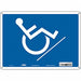 Safety Sign 10 inx14 in Aluminum