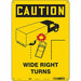 Safety Sign 14 inx10 in Aluminum