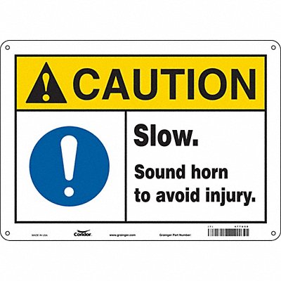 Safety Sign 10 inx14 in Vinyl