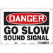 Safety Sign 7 in x 10 in Aluminum