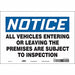 Safety Sign 7 in x 10 in Vinyl