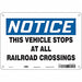 Safety Sign 7 inx10 in Polyethylene