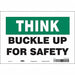Safety Sign 7 inx10 in Vinyl