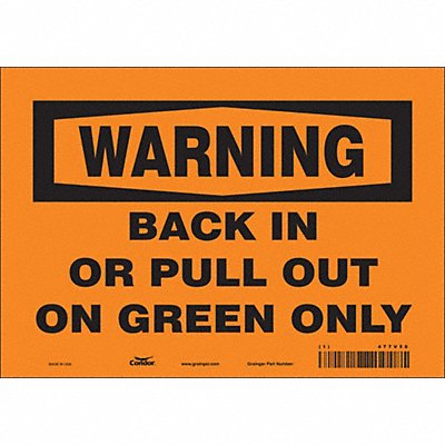 Safety Sign 7 inx10 in Vinyl