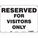 Visitor Parking Sign 10 x 14 