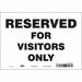 Visitor Parking Sign 7 x 10 