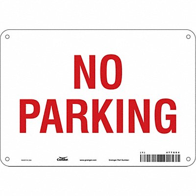 No Parking Sign 7 x 10 