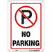 No Parking Sign 10 x 7 