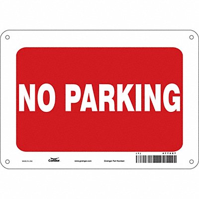 No Parking Sign 7 x 10 