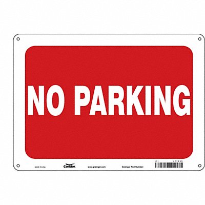 No Parking Sign 10 x 14 