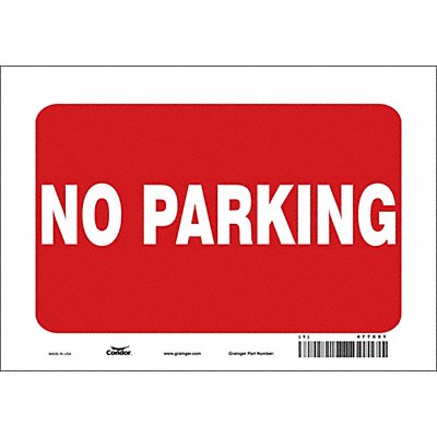 No Parking Sign 7 x 10 