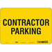 Contractor Parking Sign 7 x 10 