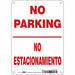 No Parking Sign 10 x 7 