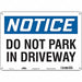 Safety Sign 10 inx14 in Aluminum