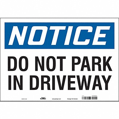Safety Sign 14 inx20 in Vinyl