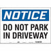 Safety Sign 14 inx20 in Vinyl