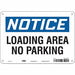 Safety Sign 7 inx10 in Polyethylene