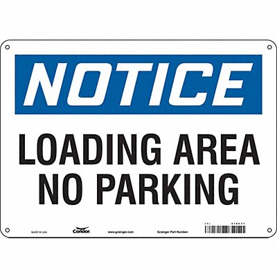 Safety Sign 10 inx14 in Polyethylene