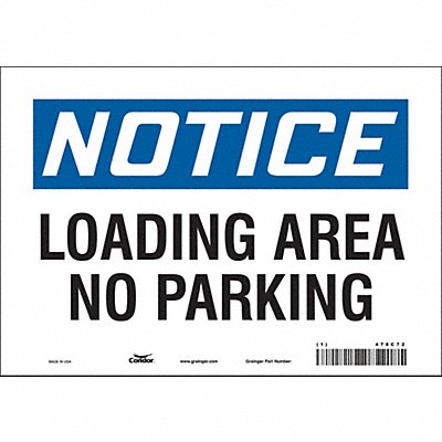 Safety Sign 7 inx10 in Vinyl