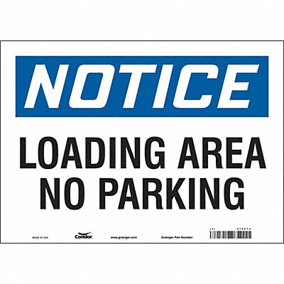 Safety Sign 10 inx14 in Vinyl
