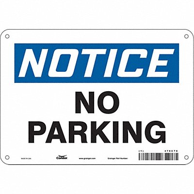 J7000 Safety Sign 7 inx10 in Polyethylene